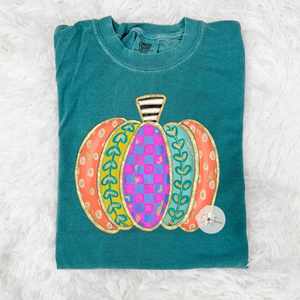 Boho Colorful Pumpkin