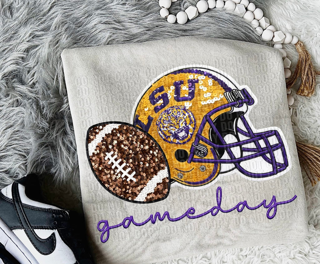 Preppy Sequin Gameday