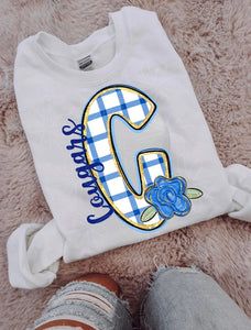 Pretty In Blue Initial