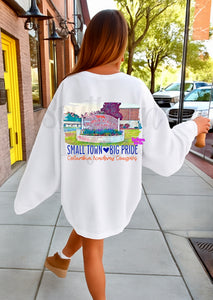 Watercolor Small Town Big Pride