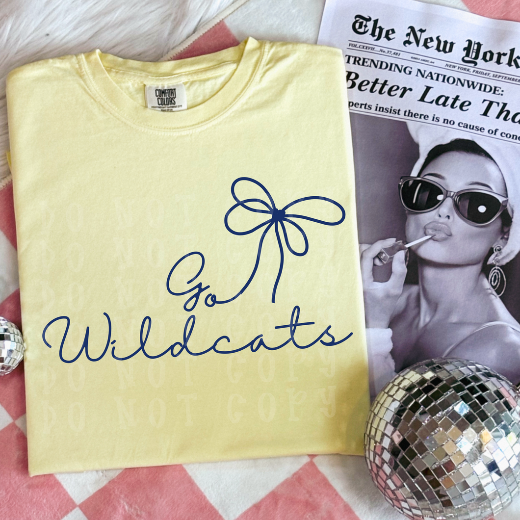 Coquette Cursive Wildcats