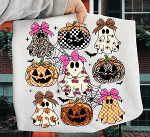 Coquette Leopard/Retro Pumpkin Ghost