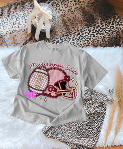 Lace Detail MS State Football