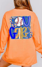 Load image into Gallery viewer, Glitter Font CA Baseball
