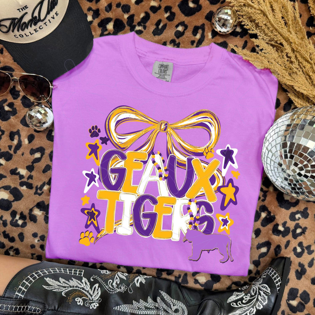 Coquette Preppy Geaux Tigers