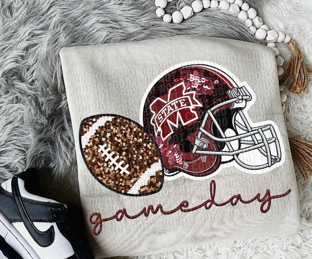 Preppy Sequin Gameday