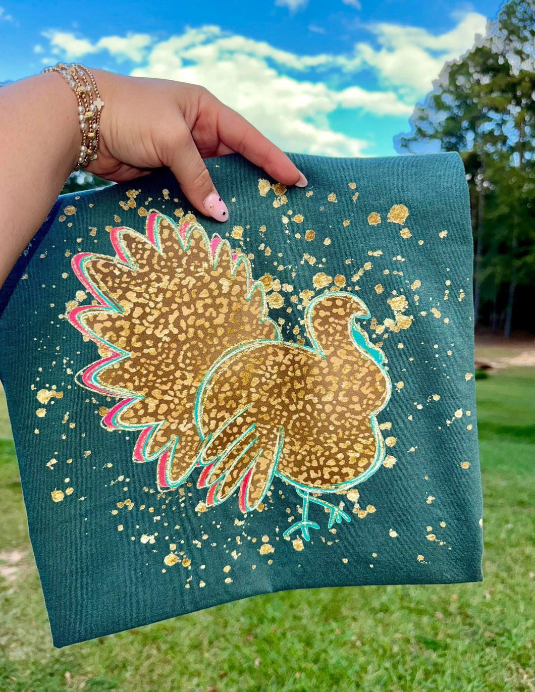 Spotted Colorful Turkey