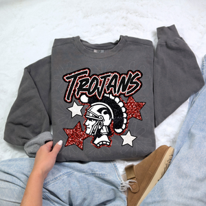 Retro Glitter Trojans