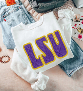Sweater Patch LSU