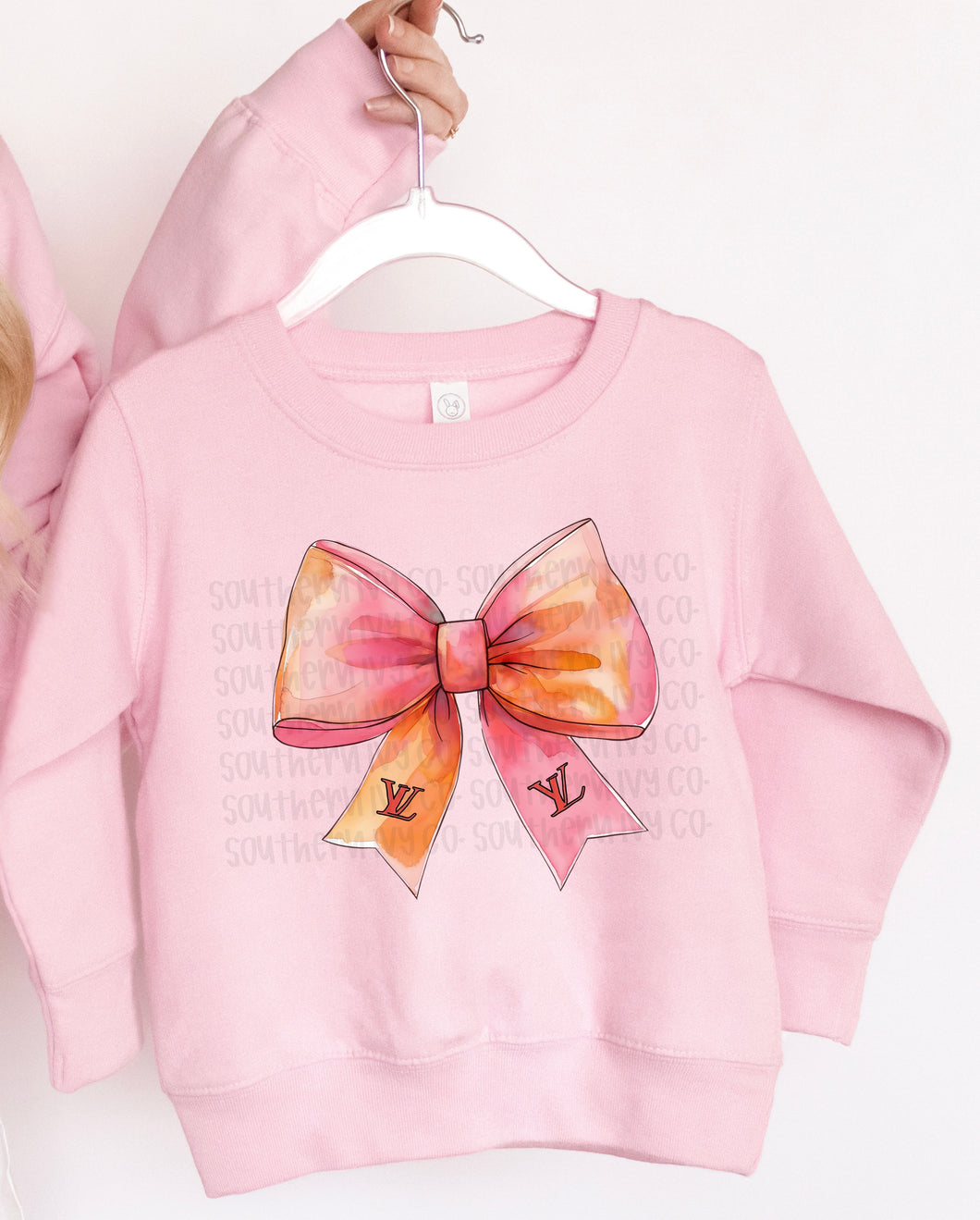 Preppy Louis V Pink Bow