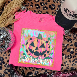 Preppy Brushstroke Colorful Halloween