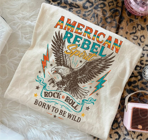 American Rebel Born To Be Wild Tee