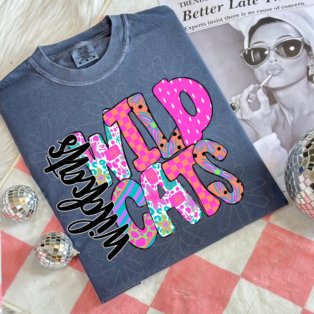 Colorful Funky Fun Wildcats