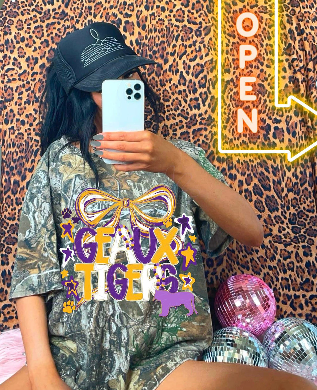 Coquette Camo Geaux Tigers