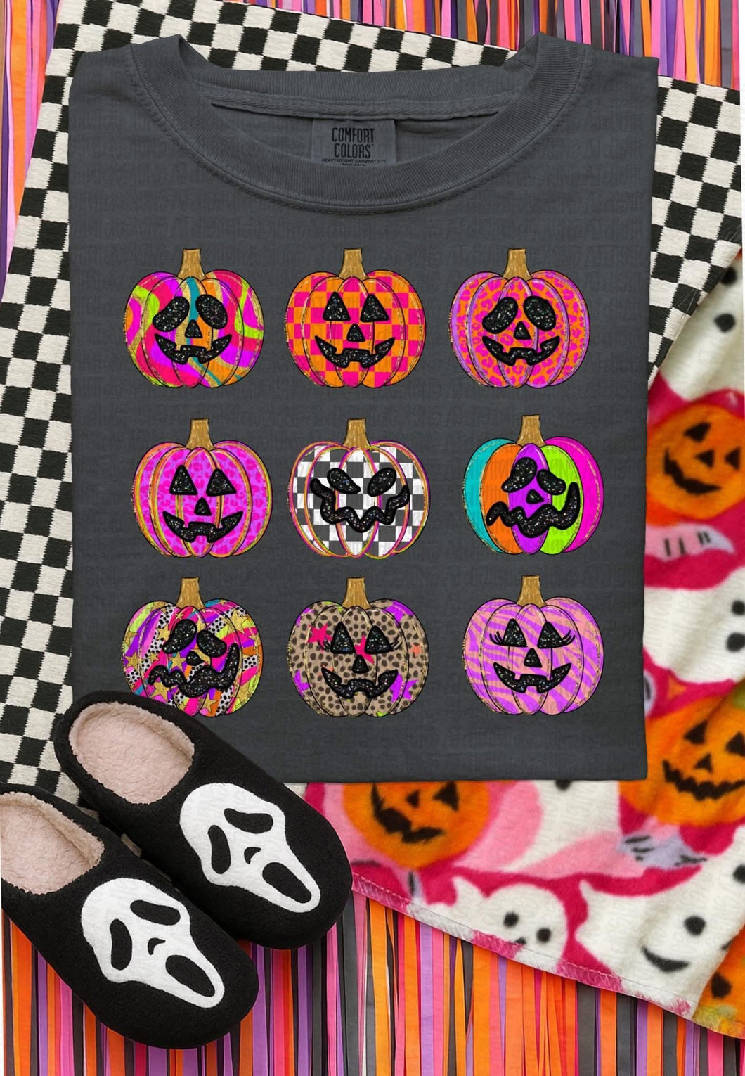 Colorful Halloween Pumpkins