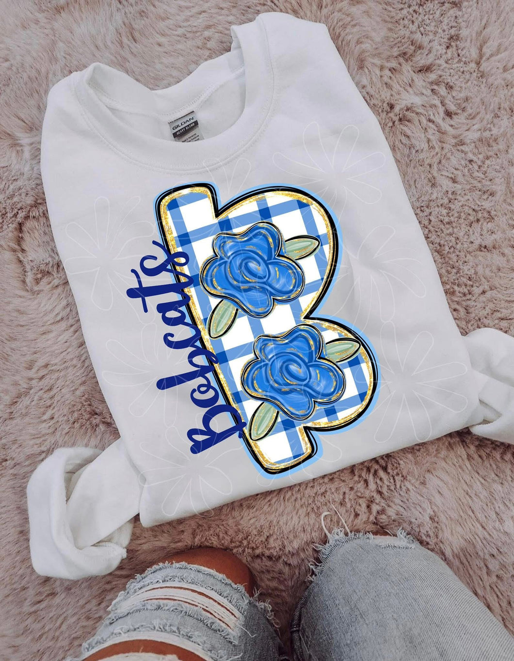 Pretty In Blue Initial