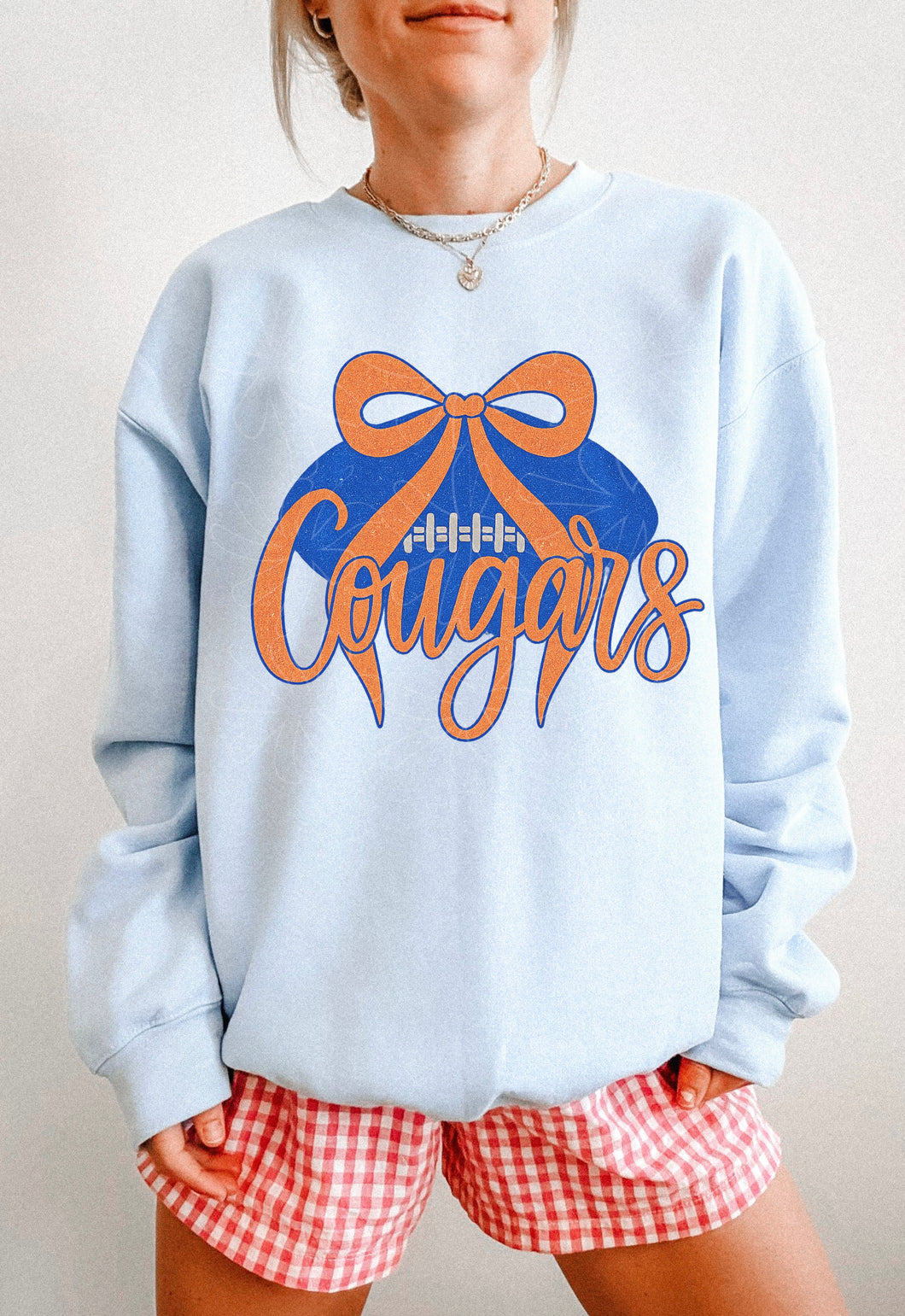 Preppy Coquette Football Cougars