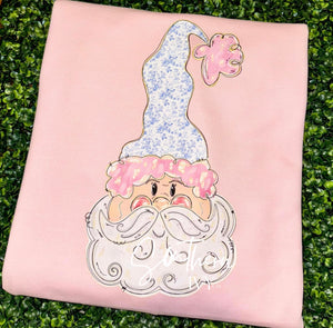 Floral Preppy Santa