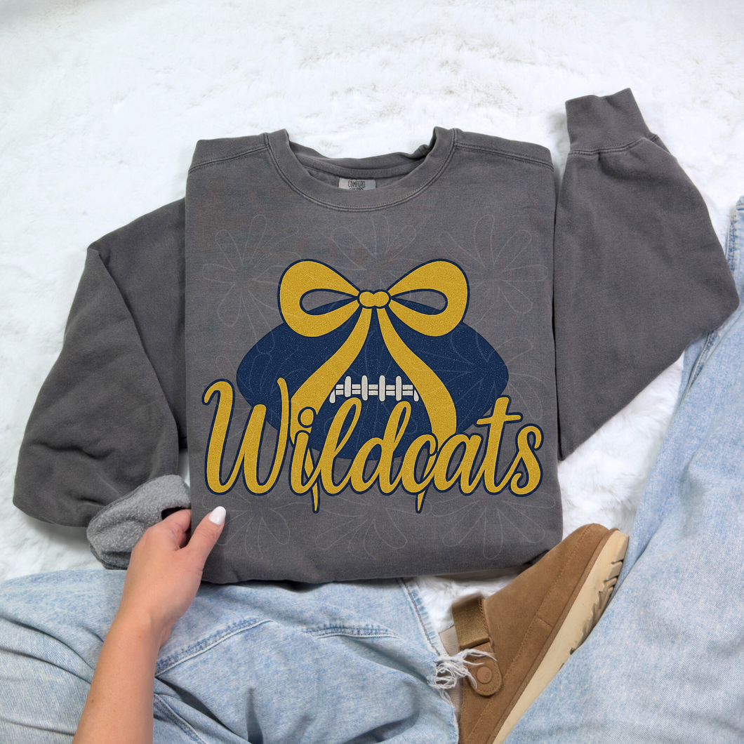 Preppy Coquette Wildcat Football