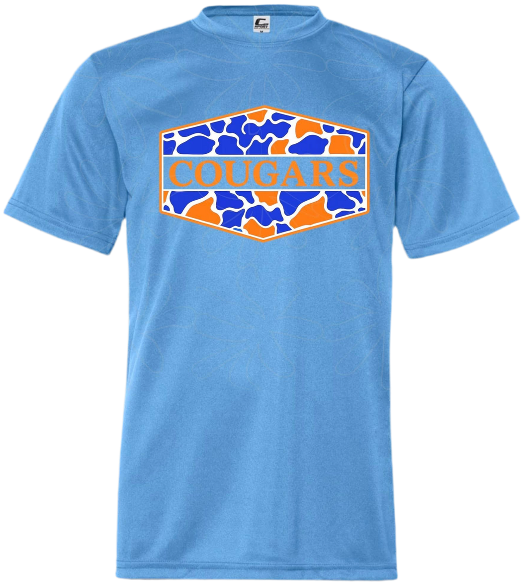 Blue & Orange Camo Cougars