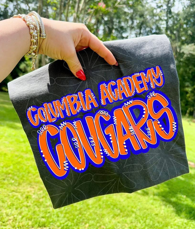 Preppy Doodle Font CA Cougars