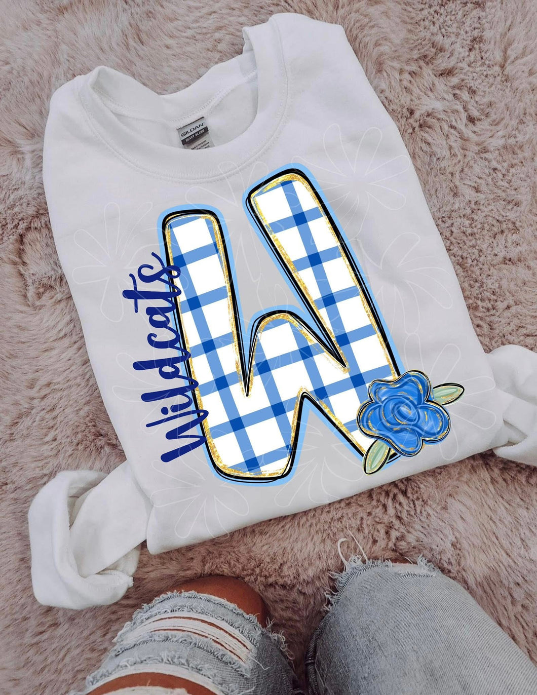 Pretty In Blue Alpha Wildcats
