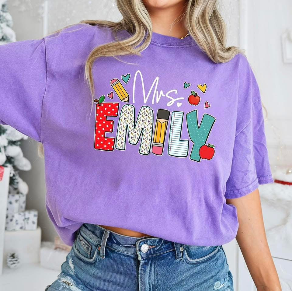 Custom Teacher Name