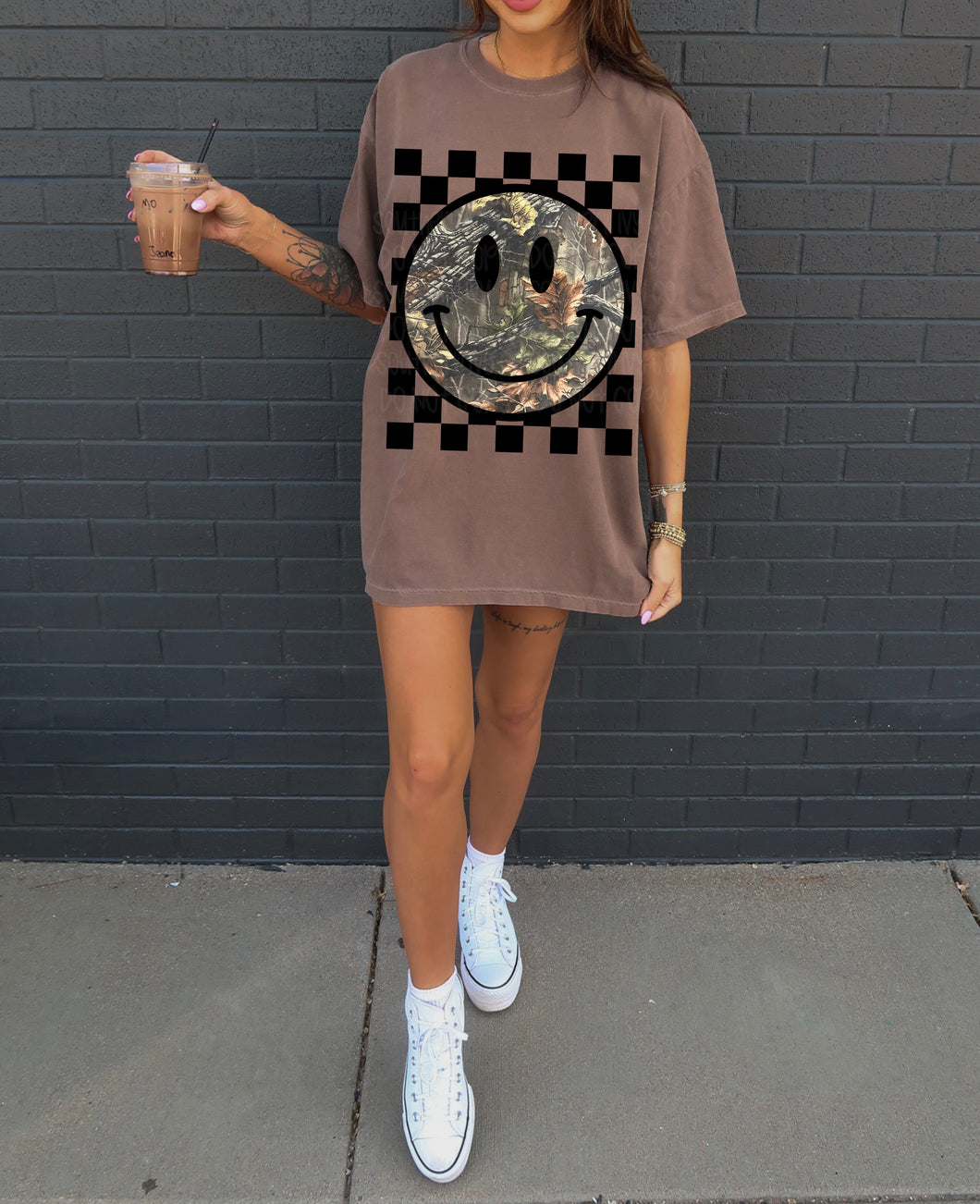 Black Checkered Camo